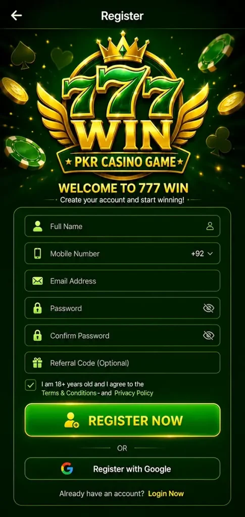777 Win PKR Casino Game 2026 Download APK | Safety Guide 777-Win-PKR-Casino-Game-Register-Now