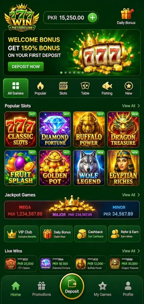 777 Win PKR Casino Game 2026 Download APK | Safety Guide 777 Win PKR Games on App
