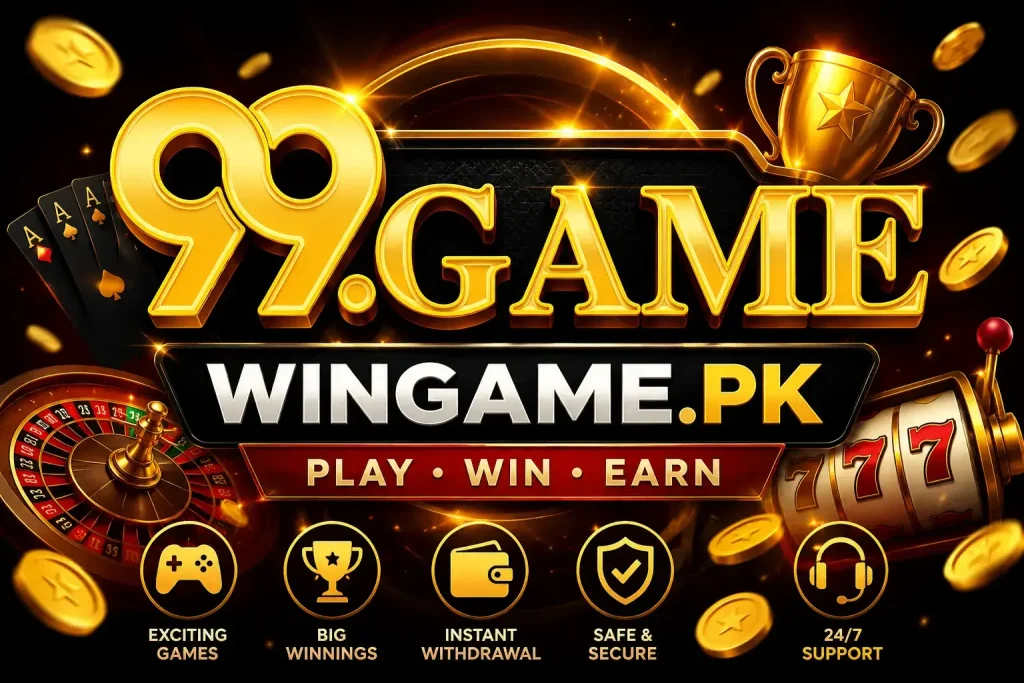 99 game wingame.pk, play and win