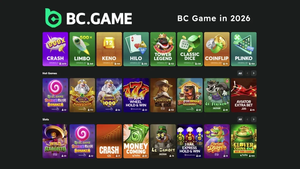 BC Game in 2026 all game play safely