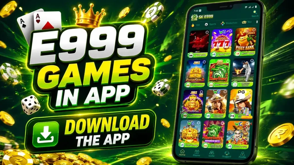E999 Games in App 2026 play & win