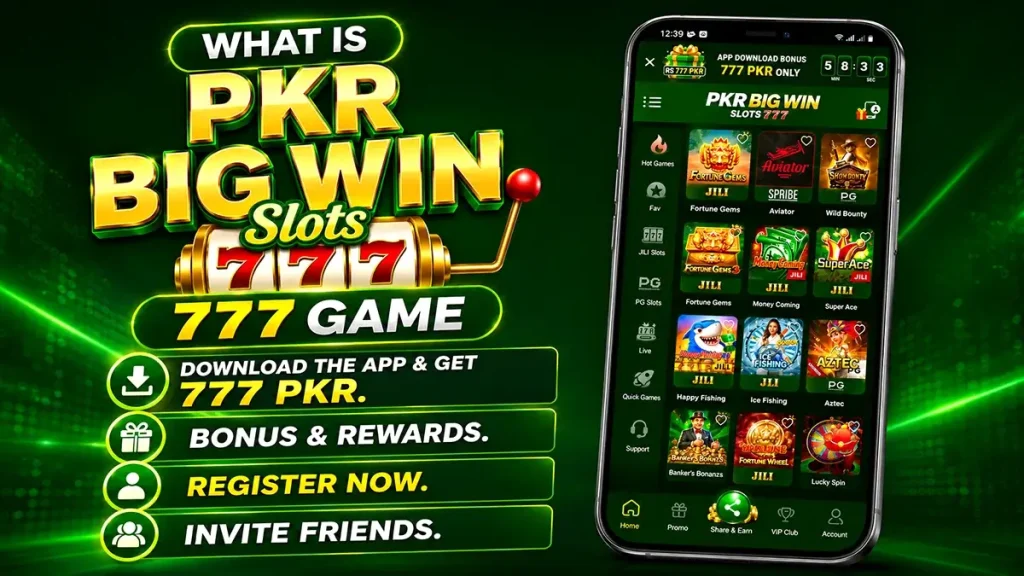 PKR Big Win Slots Game For Pakistan