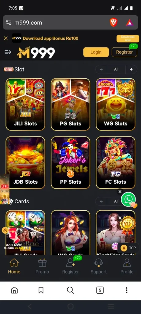 m999 games in app, How to play