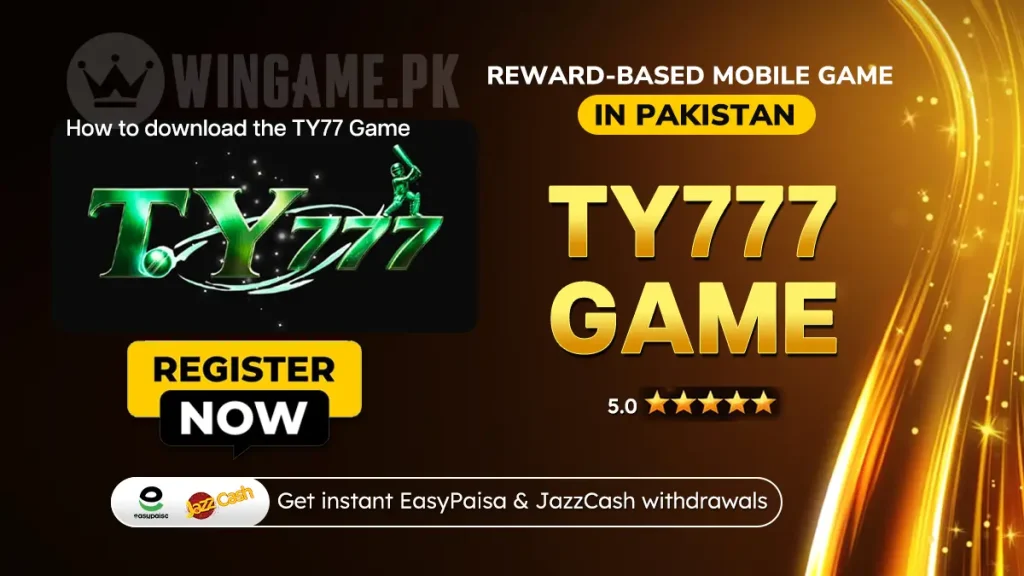 ty777 game withdraw easypaisa & jazzcash