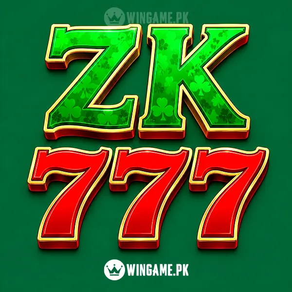 ZK777 game logo with green ZK text and red 777 numbers on a green background.