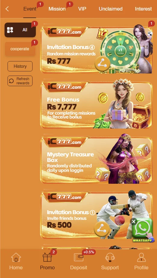 ic777 bonus
